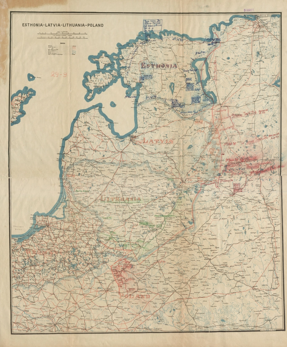 Truppenaufstellungen im Baltikum, 29. September 1920