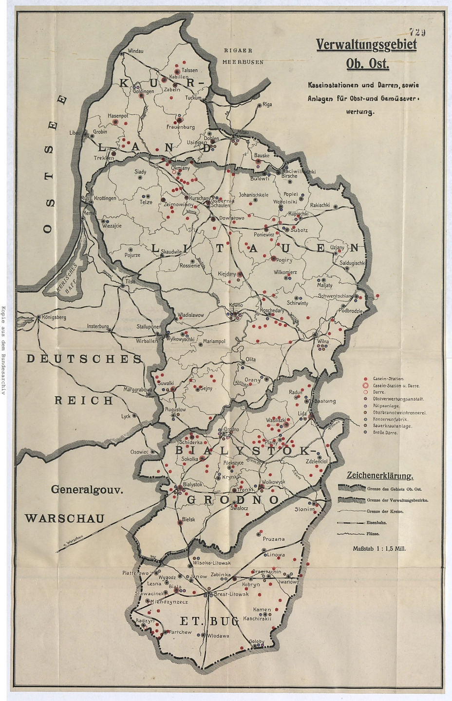 Verwaltungsgebiet Ober-Ost