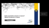 thumbnail of medium Grenzasymmetrien als Barriere oder Res- source? Migrantische Unternehmer*innen im Kosovo. Mit: PD Dr. Carolin Leutloff-Grandit