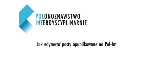 thumbnail of medium Jak edytowac post opublikowany na Pol-Int