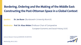 thumbnail of medium Jan Busse - Bordering, Ordering and the Making of the Middle East