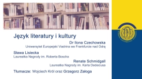 thumbnail of medium Dyskusja "Jezyk literatury i kultury", dr Ilona Czechowska, Slawa Lisiecka, Renate Schmidgall