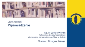 thumbnail of medium Wyklad "Jezyk Kosciola", cz. 1, Ks. dr Justus Werdin