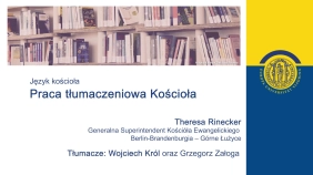 thumbnail of medium Wyklad "Jezyk Kosciola", cz. 2, Theresa Rinecker