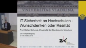 thumbnail of medium IT-Sicherheit an Hochschulen - Wunschdenken oder Realität