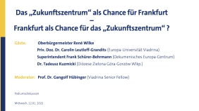 thumbnail of medium René Wilke. Carolin Leutloff-Grandits. Frank Schürer-Behrmann. Tadeusz Kuzmicki - Podiumsdiskussion "Zukunftszentrum"