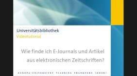 thumbnail of medium E-Journals und Artikel aus elektronischen Zeitschriften