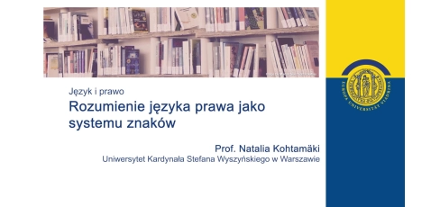 thumbnail of medium Wyklad "Jezyk i prawo", cz. 1, prof. Natalia Kohtamäki