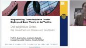 thumbnail of medium Eva Kocher: Der objektive Dritte. Die Situiertheit von Wissen und das Recht (Vortrag)
