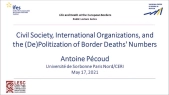 thumbnail of medium Antoine Pécoud - Civil Society, International Organizations, and the (De)Politization of Border Deaths' Numbers