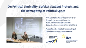 thumbnail of medium On Political Liminality: Serbia’s Student Protests and the Remapping of Political Space