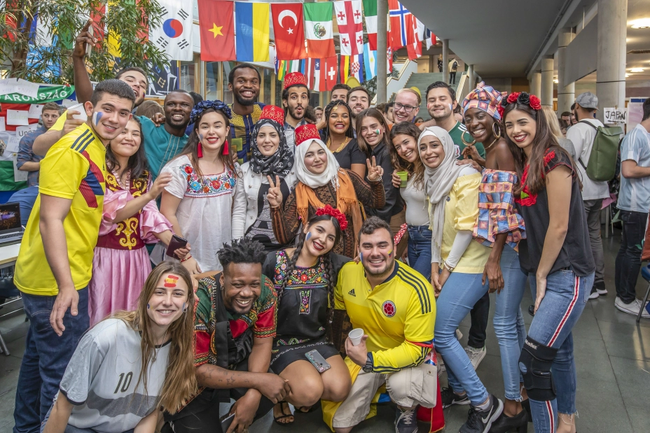 Studierende beim International Day der Viadrina